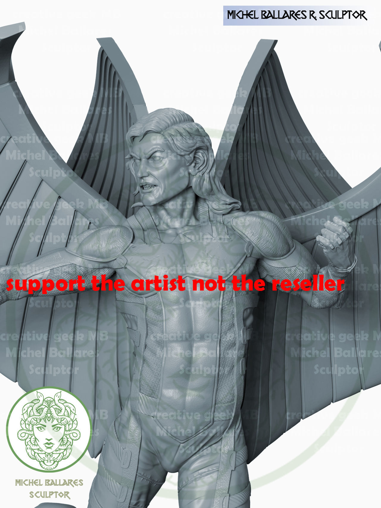 Archangel Xmen by Creative Geek MB 3D print model_3