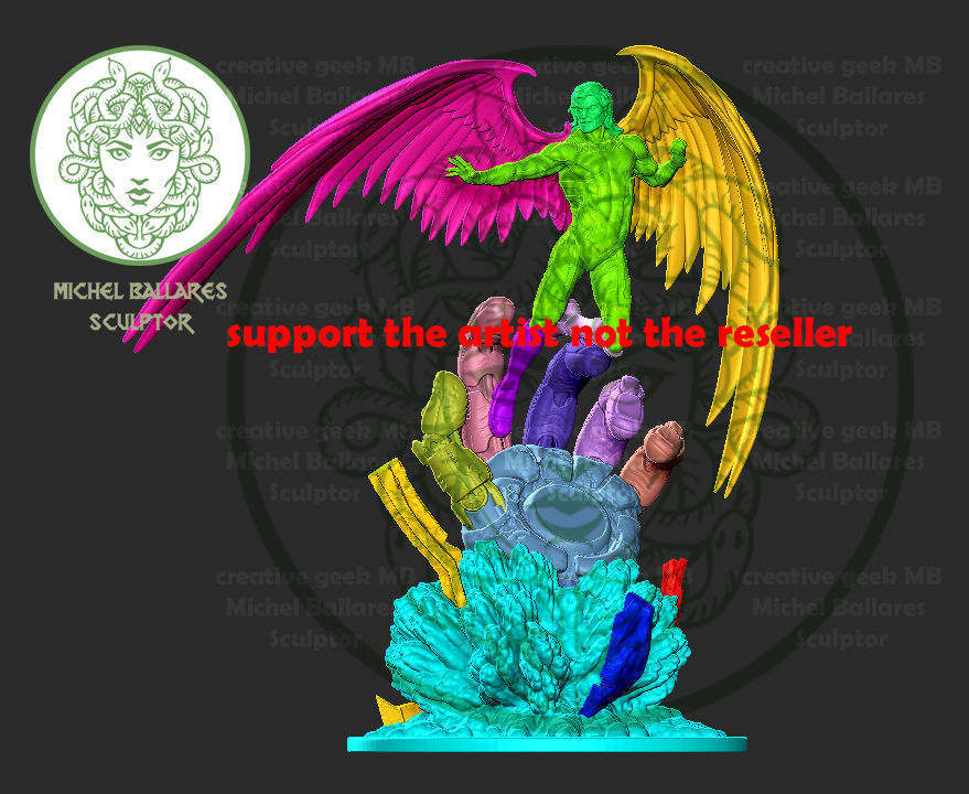 Archangel Xmen by Creative Geek MB 3D print model_1