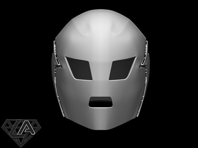 SCI-FI Biomech DJ helmet 3D print model