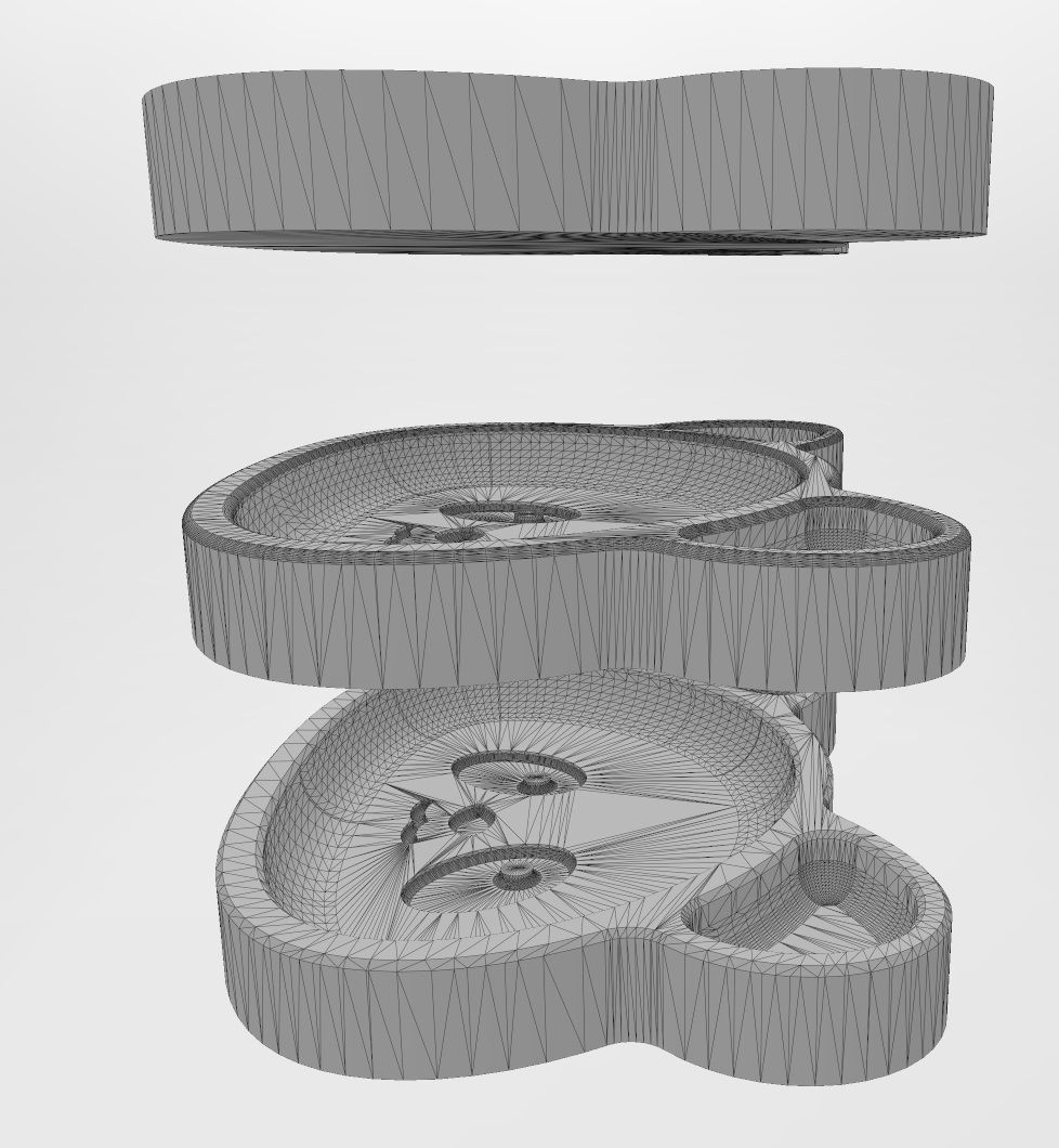 Panda wooden bowl 3D print model_12