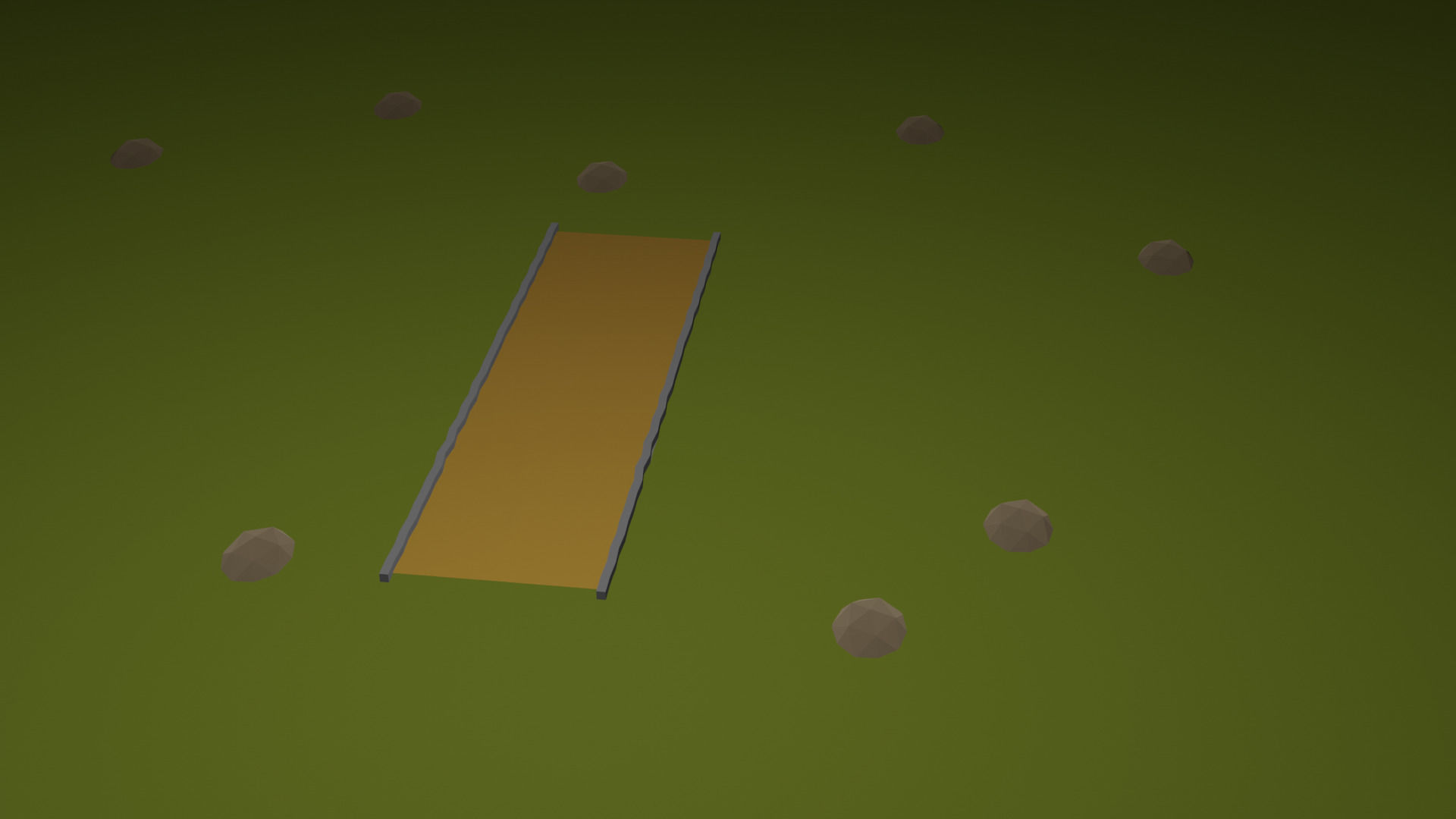 Forest houses Low-poly 3D model_10