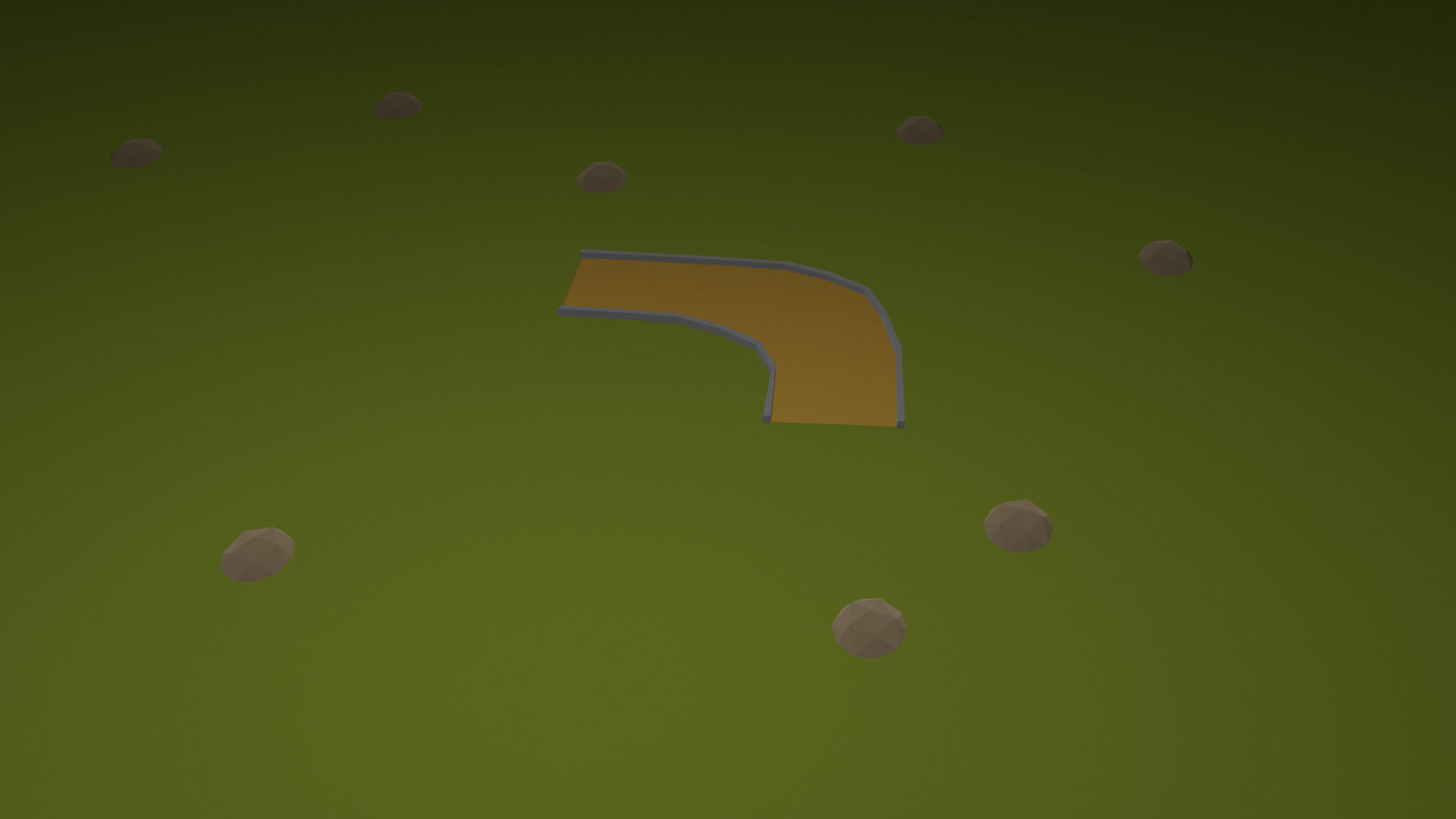 Forest houses Low-poly 3D model_8