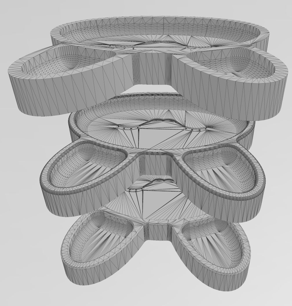 Bunny wooden bowl  3D print model_12