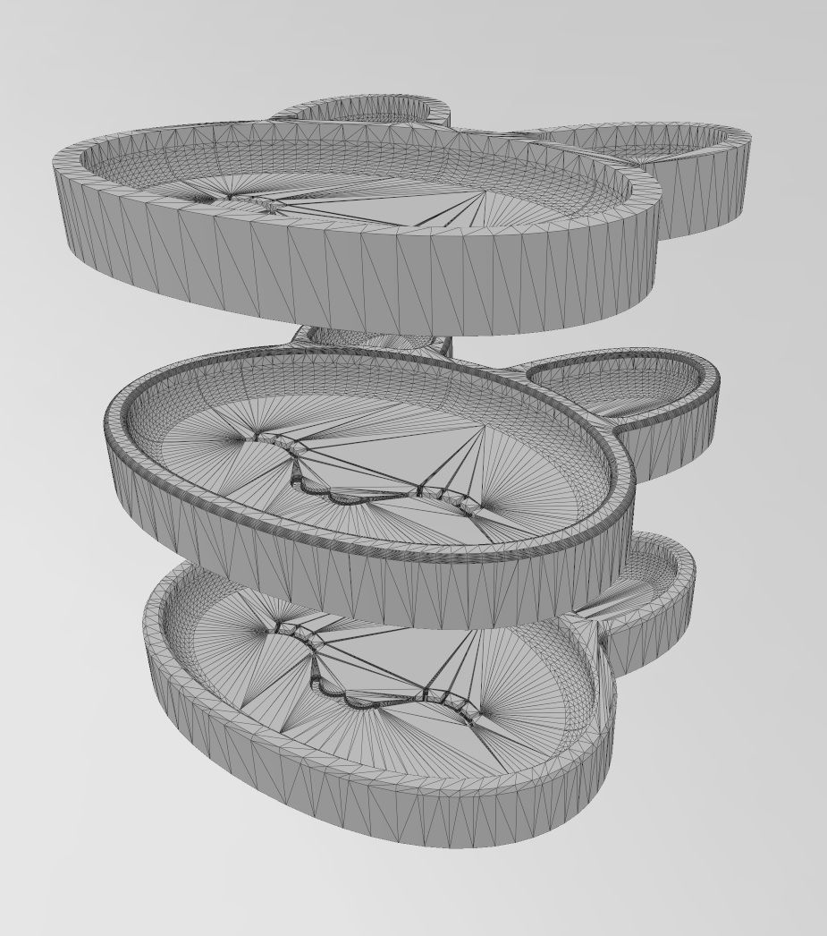 Bunny wooden bowl  3D print model_10