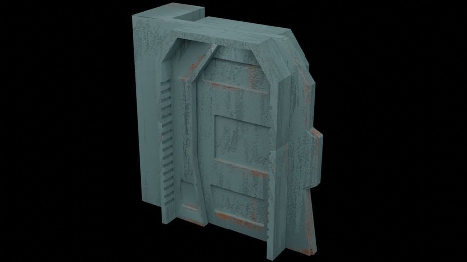 The Mandalorian - The Imperial Entrance 1-6 scale 3D print model_20