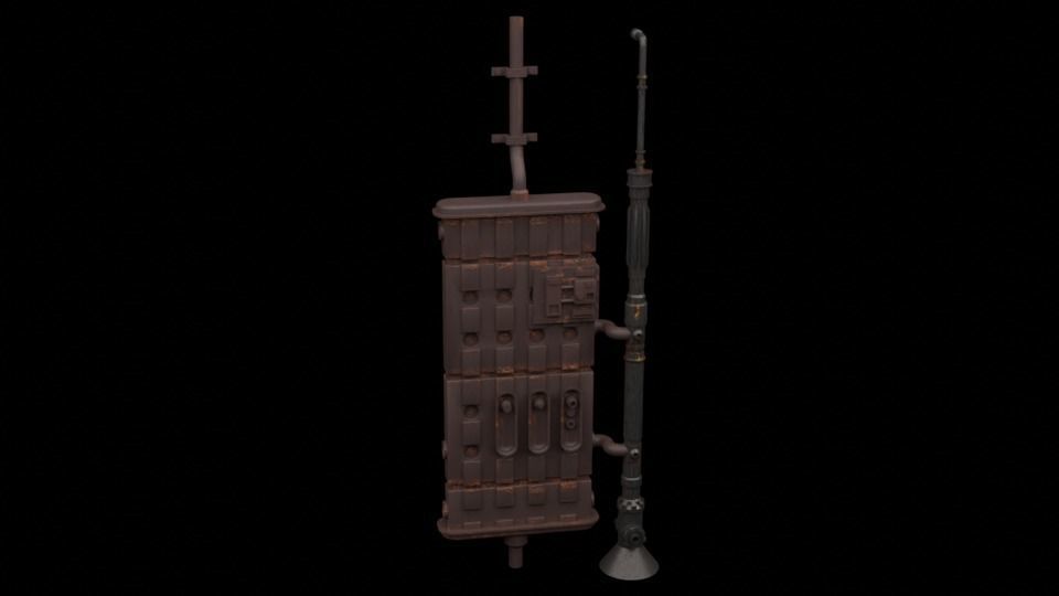 The Mandalorian - The Imperial Entrance 1-6 scale 3D print model_21