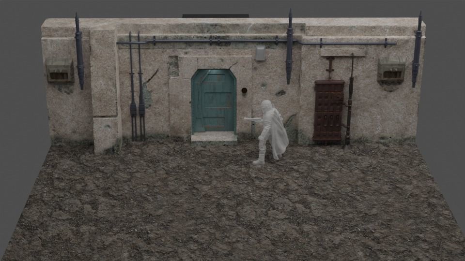 The Mandalorian - The Imperial Entrance 1-6 scale 3D print model_14