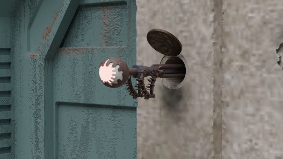 The Mandalorian - The Imperial Entrance 1-6 scale 3D print model_11