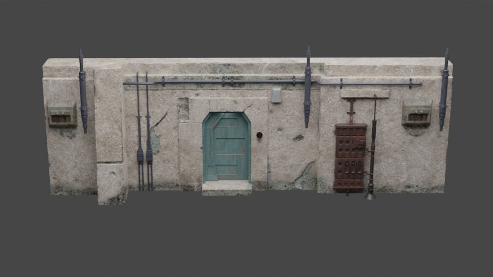 The Mandalorian - The Imperial Entrance 1-6 scale 3D print model_15