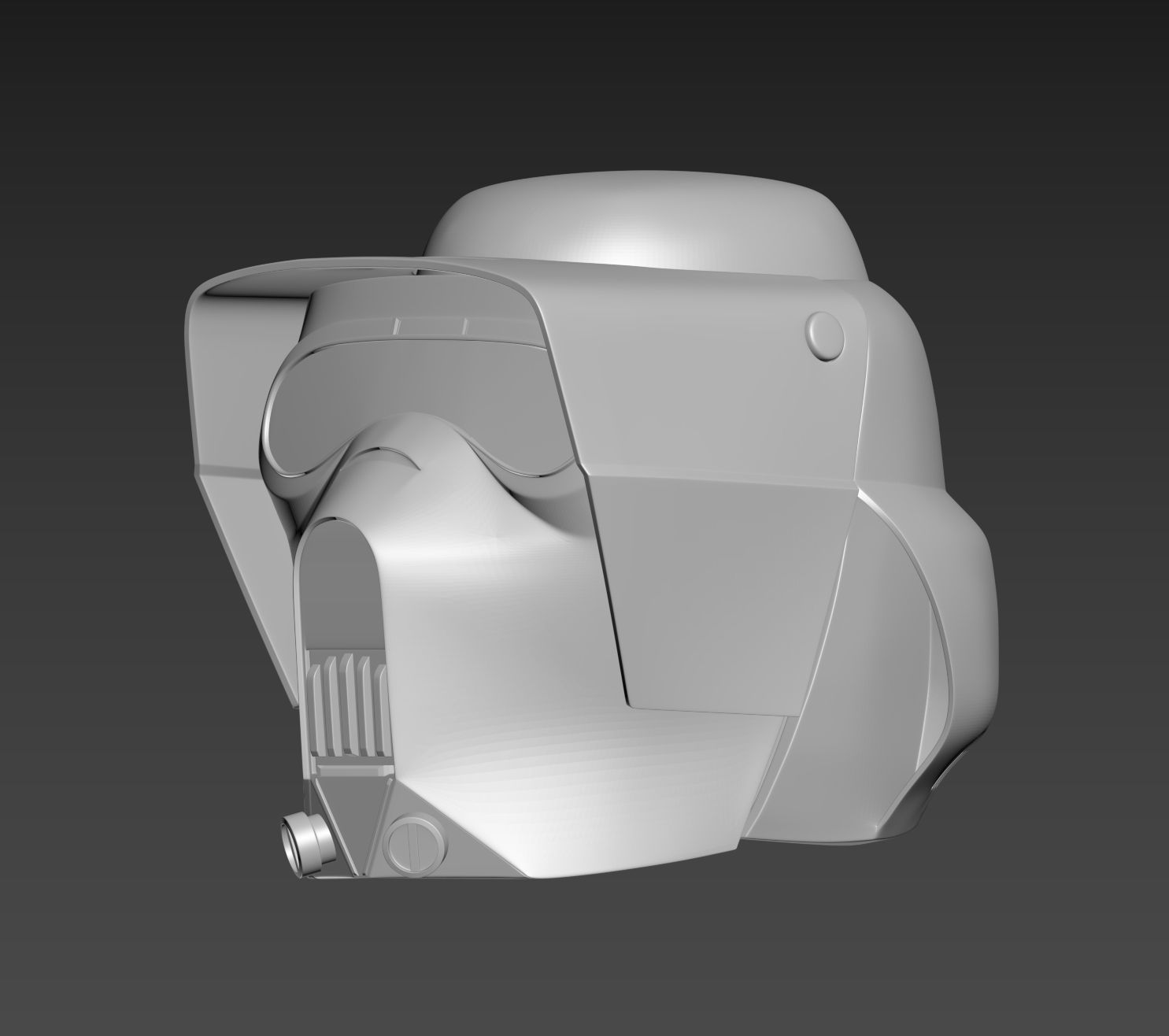 Star Wars 41st Clone scout trooper Kashyyyk Helmet Cosplay 3D print model_12