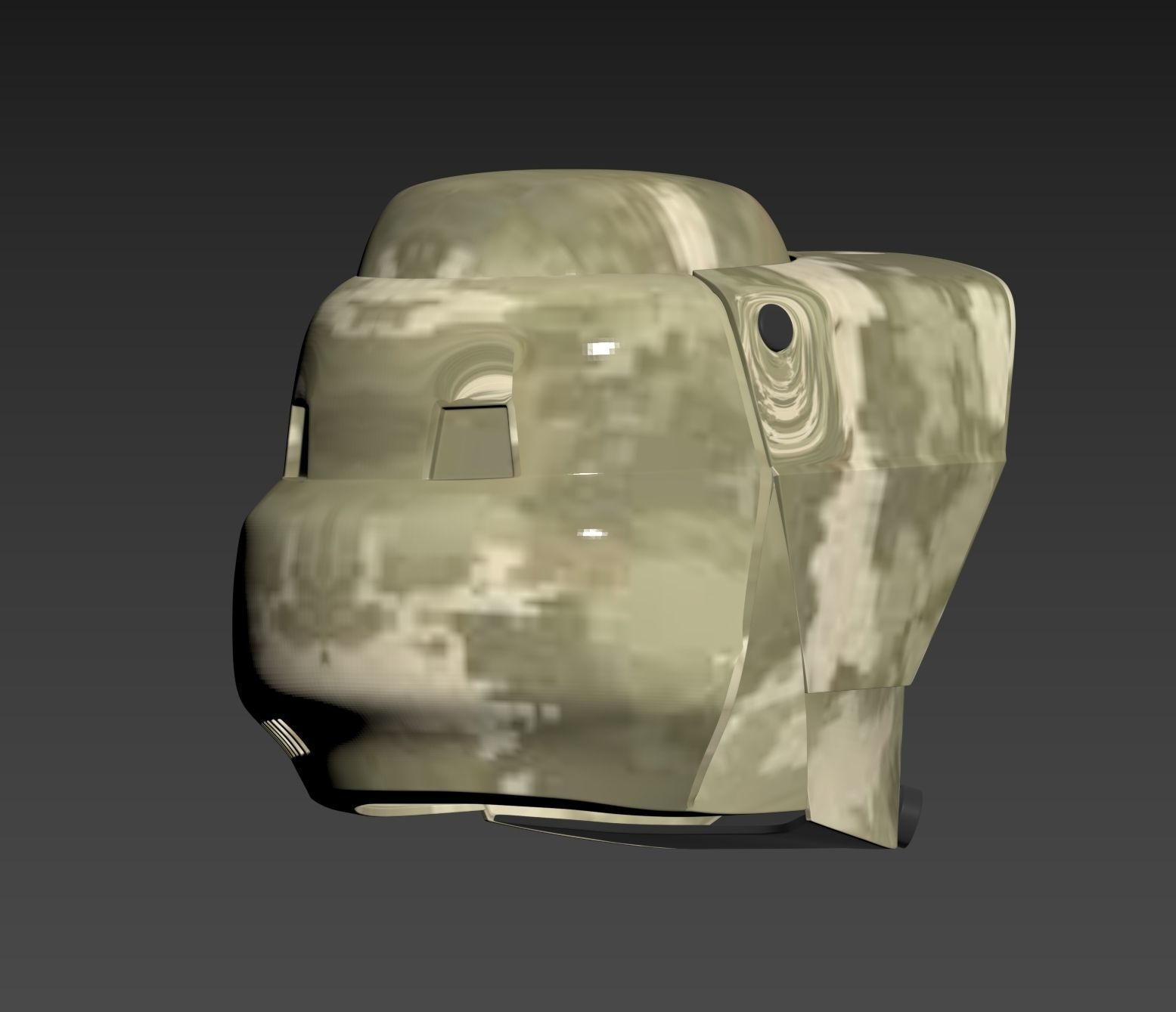 Star Wars 41st Clone scout trooper Kashyyyk Helmet Cosplay 3D print model_5