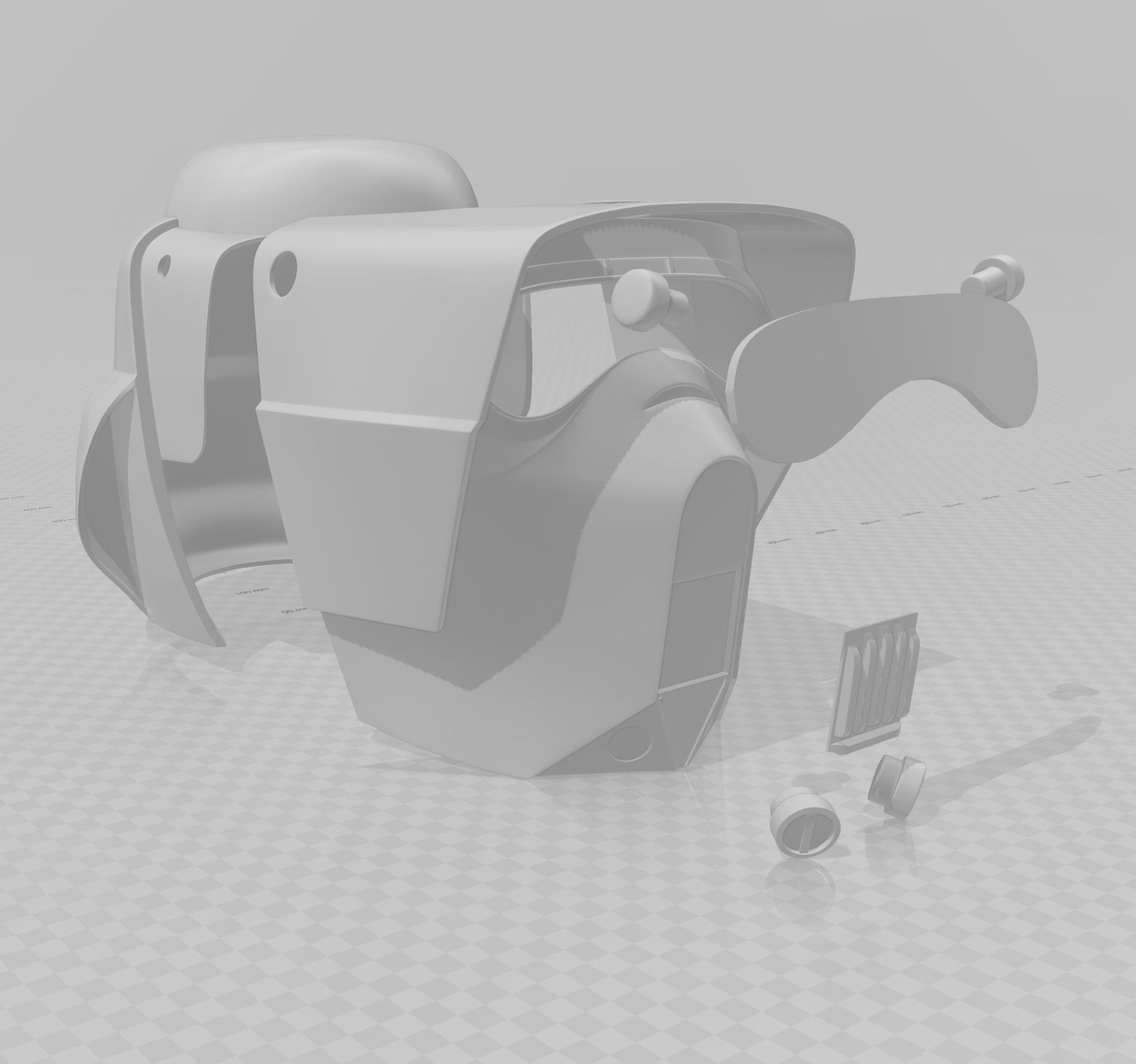 Star Wars 41st Clone scout trooper Kashyyyk Helmet Cosplay 3D print model_14