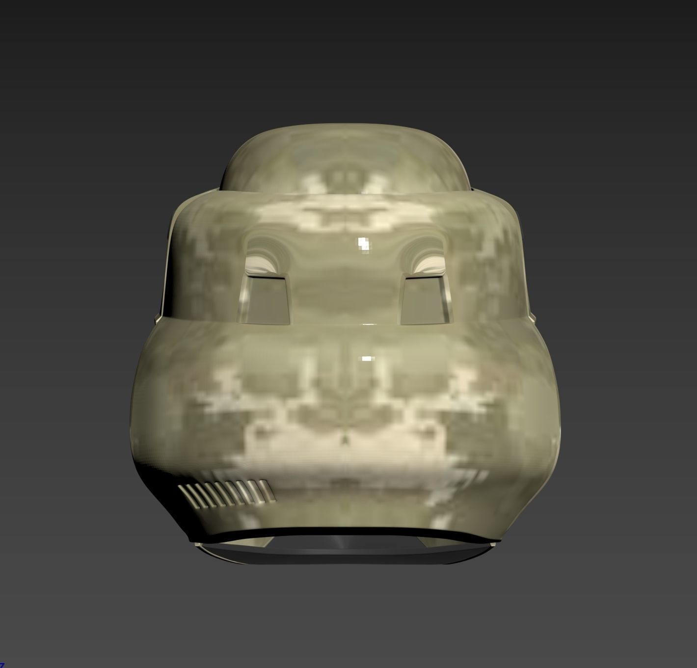 Star Wars 41st Clone scout trooper Kashyyyk Helmet Cosplay 3D print model_4