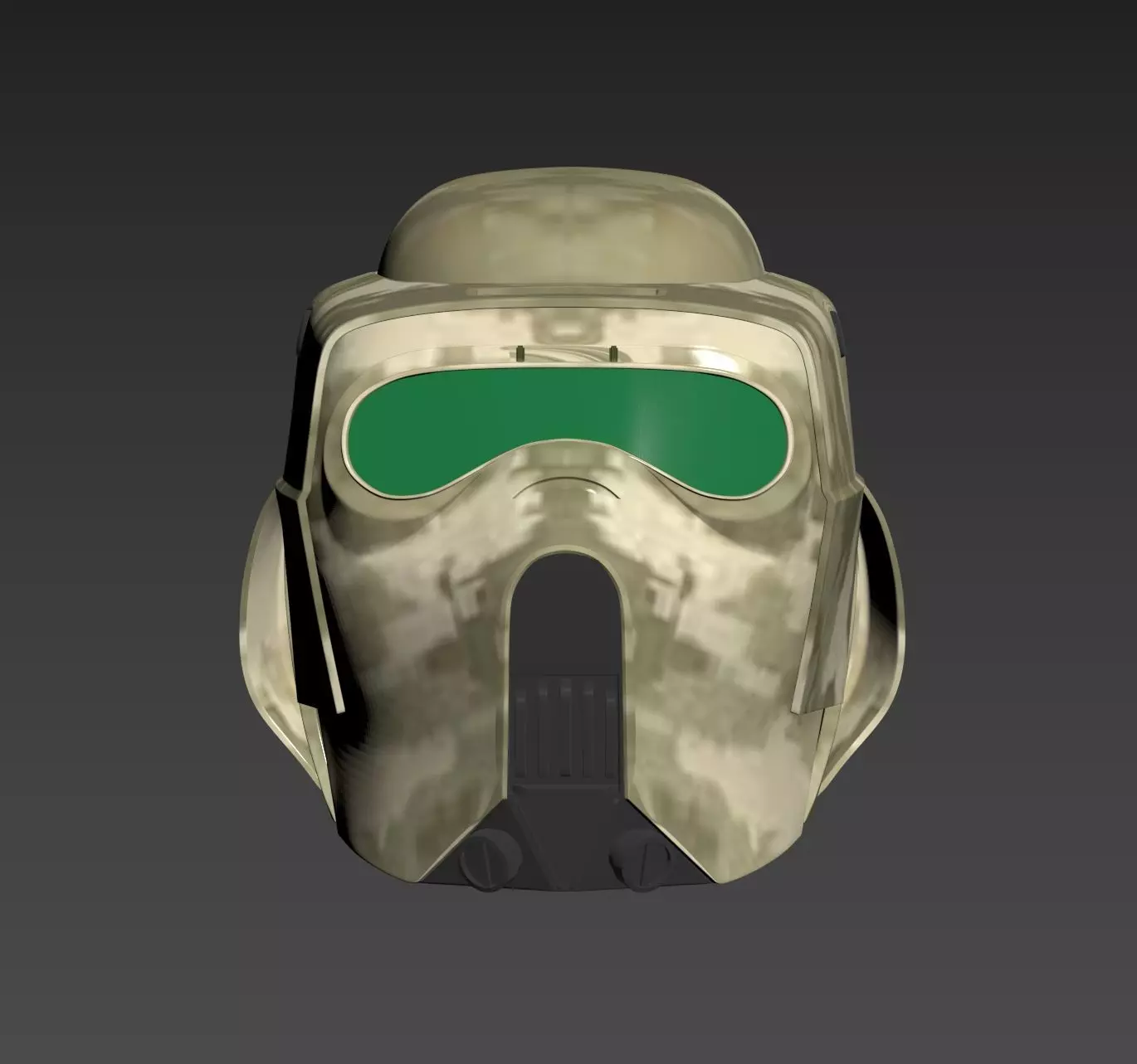 Star Wars 41st Clone scout trooper Kashyyyk Helmet Cosplay 3D print model_0