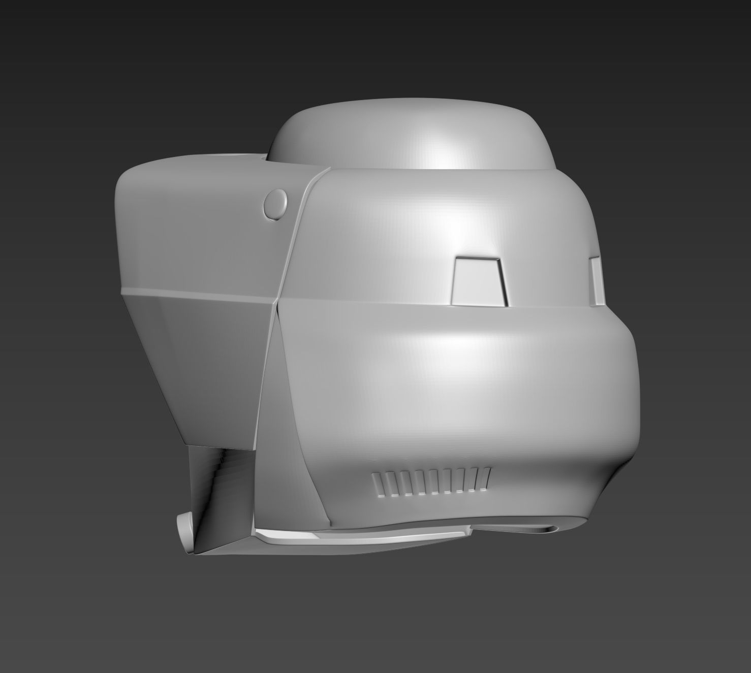 Star Wars 41st Clone scout trooper Kashyyyk Helmet Cosplay 3D print model_10