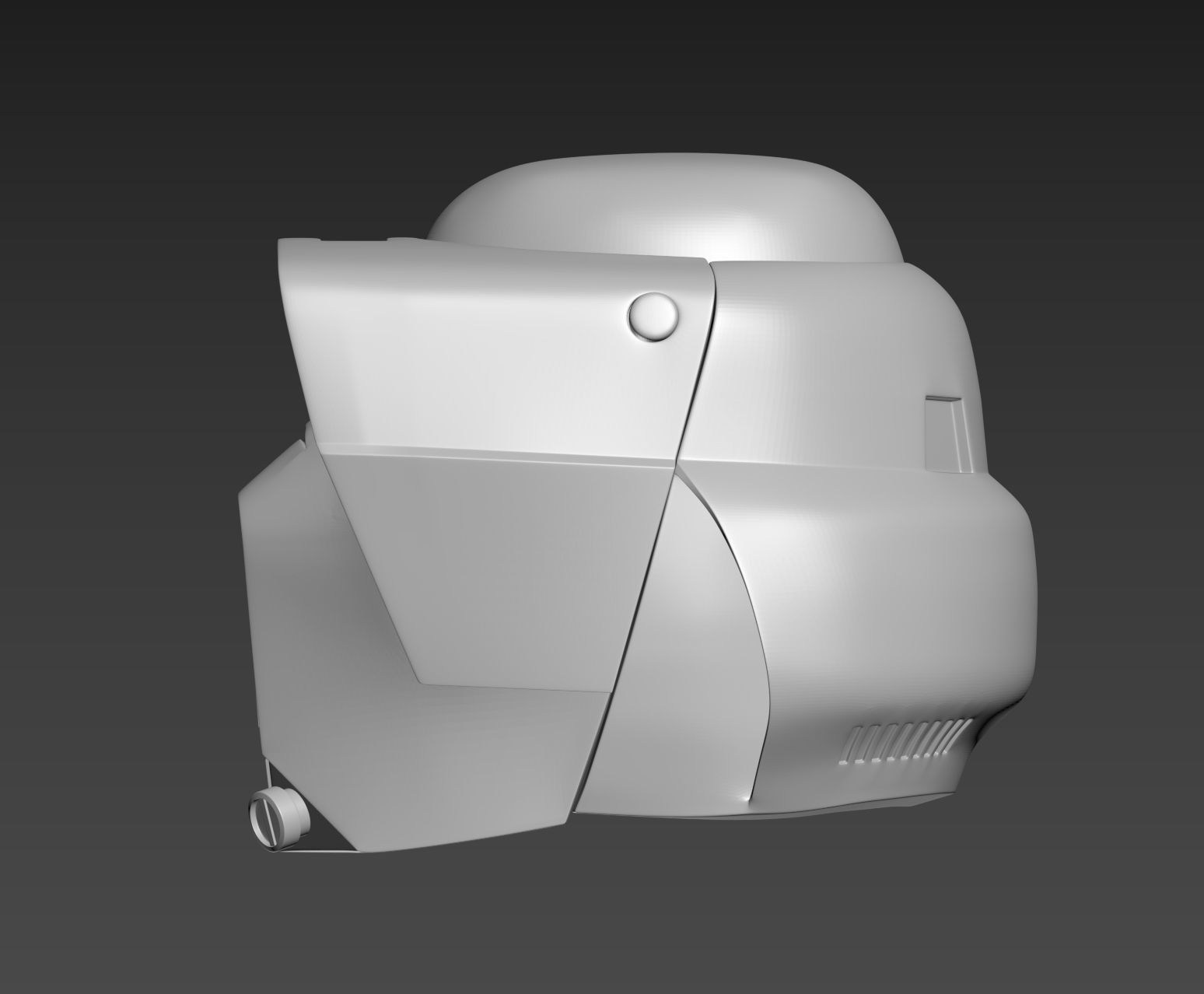 Star Wars 41st Clone scout trooper Kashyyyk Helmet Cosplay 3D print model_13