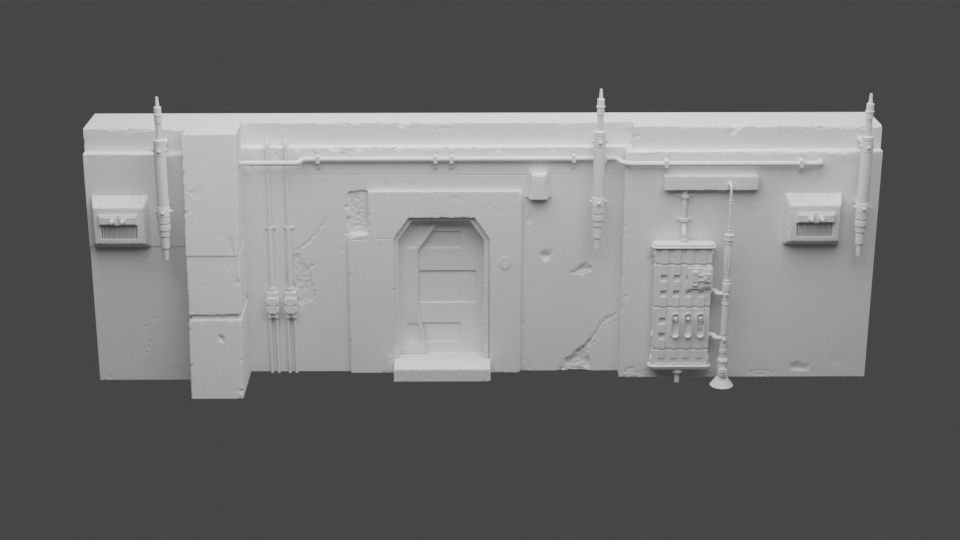 The Mandalorian - The Imperial Entrance 1-18 scale 3D print model_14