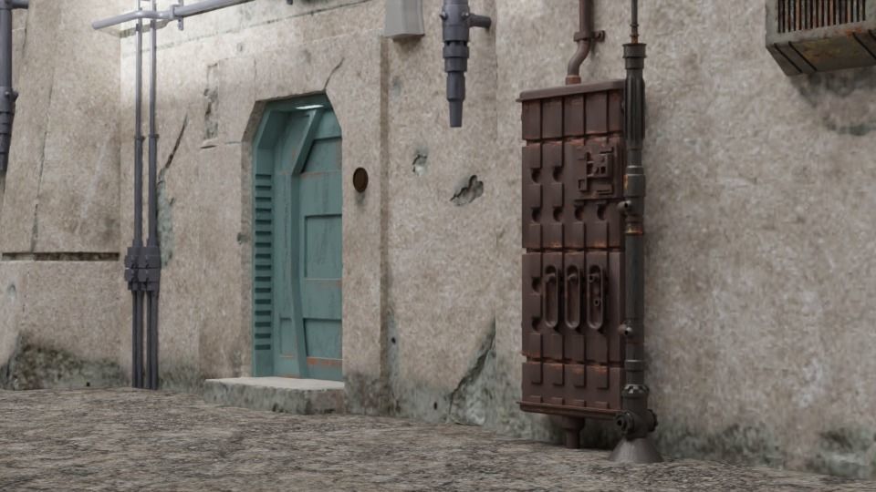 The Mandalorian - The Imperial Entrance 1-18 scale 3D print model_8