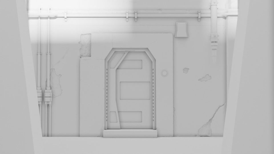 The Mandalorian - The Imperial Entrance 1-18 scale 3D print model_3
