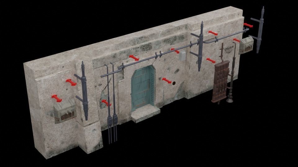 The Mandalorian - The Imperial Entrance 1-18 scale 3D print model_27