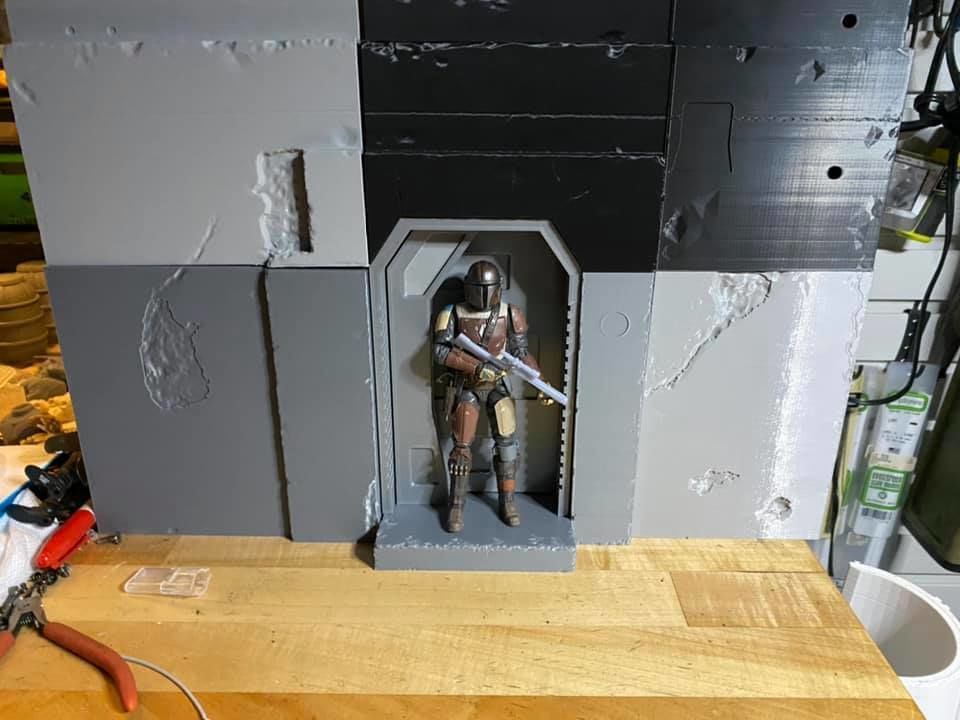 The Mandalorian - The Imperial Entrance 1-18 scale 3D print model_41