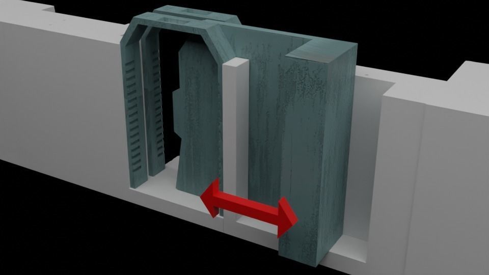 The Mandalorian - The Imperial Entrance 1-18 scale 3D print model_20