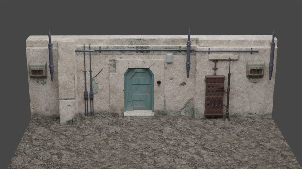 The Mandalorian - The Imperial Entrance 1-18 scale 3D print model_12