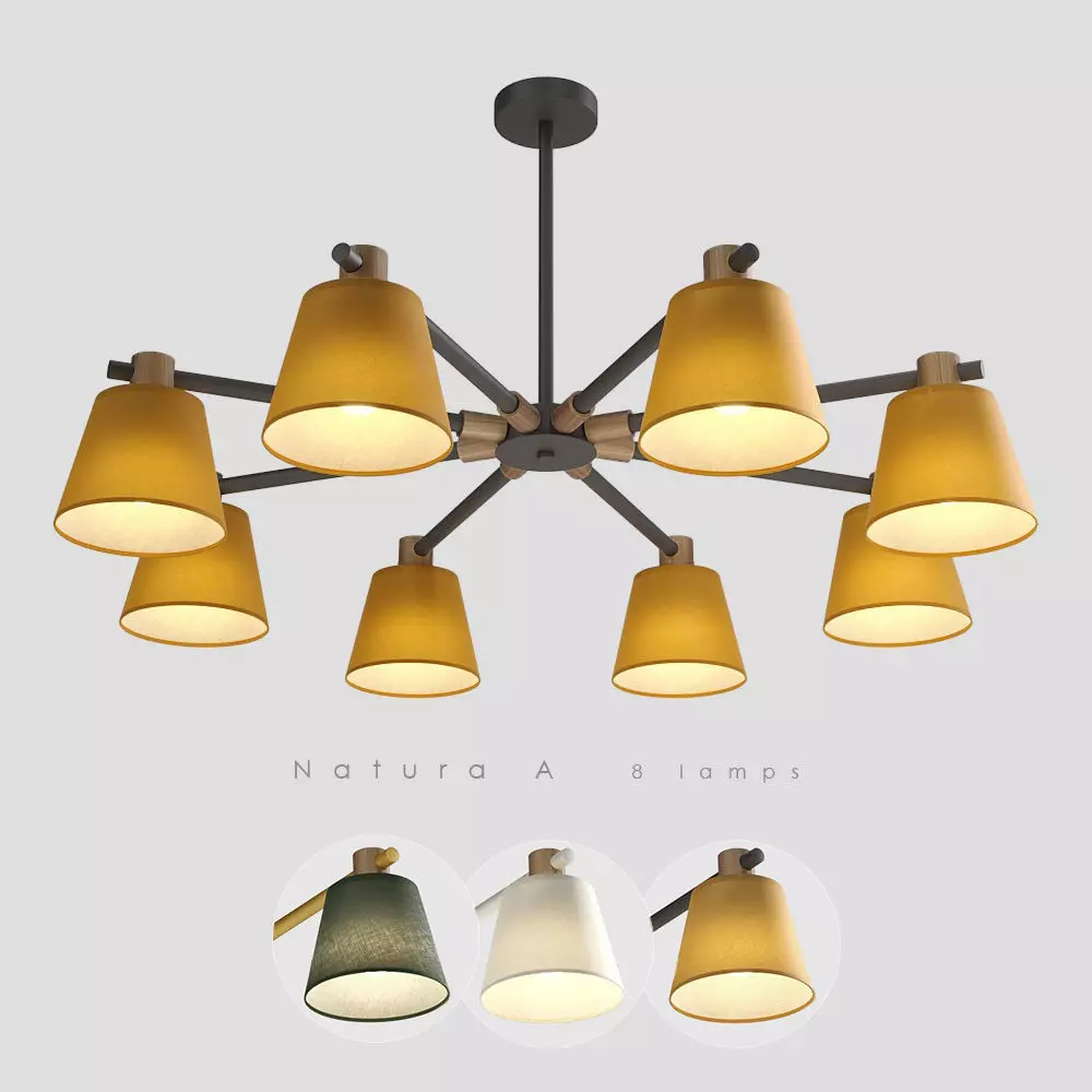 Lampatron Natura A 8 lamps 3D model_0