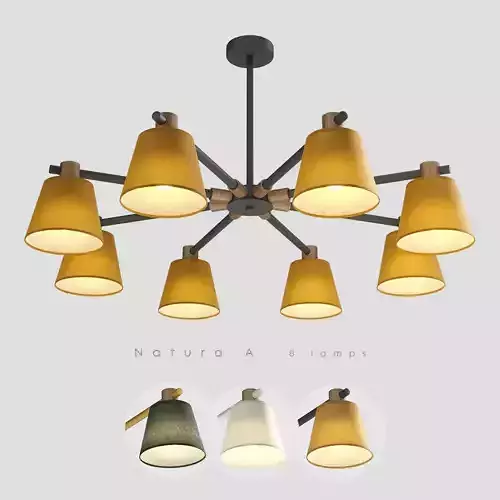 Lampatron Natura A 8 lamps 3D model