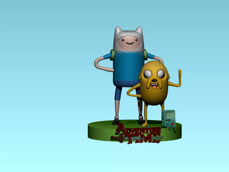 Adventure time model 3d Free 3D print model_0