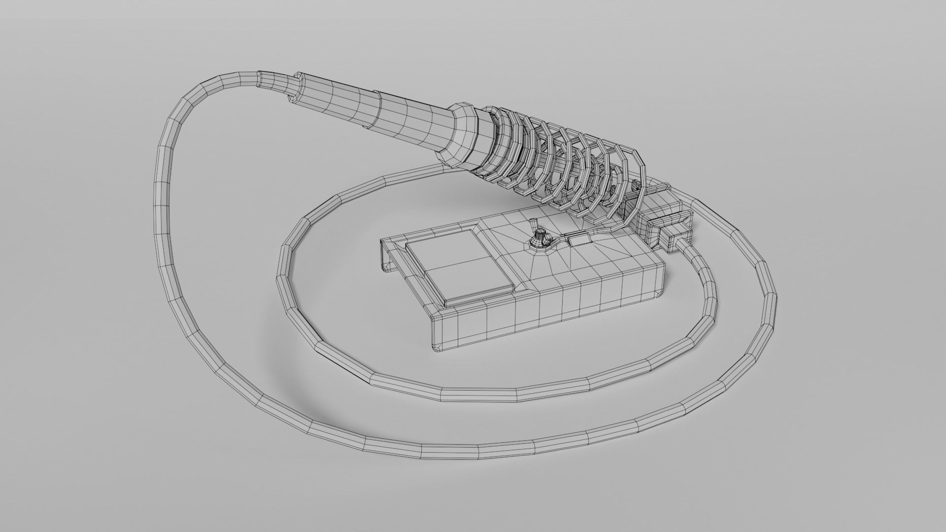 Soldering pen 3D model_6