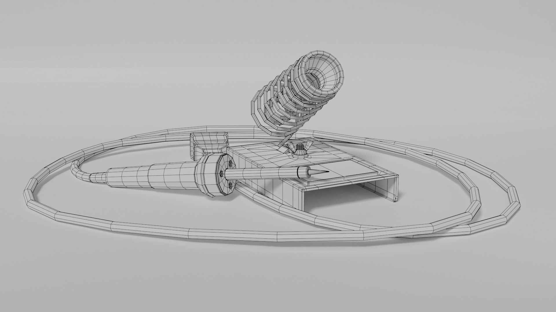 Soldering pen 3D model_8