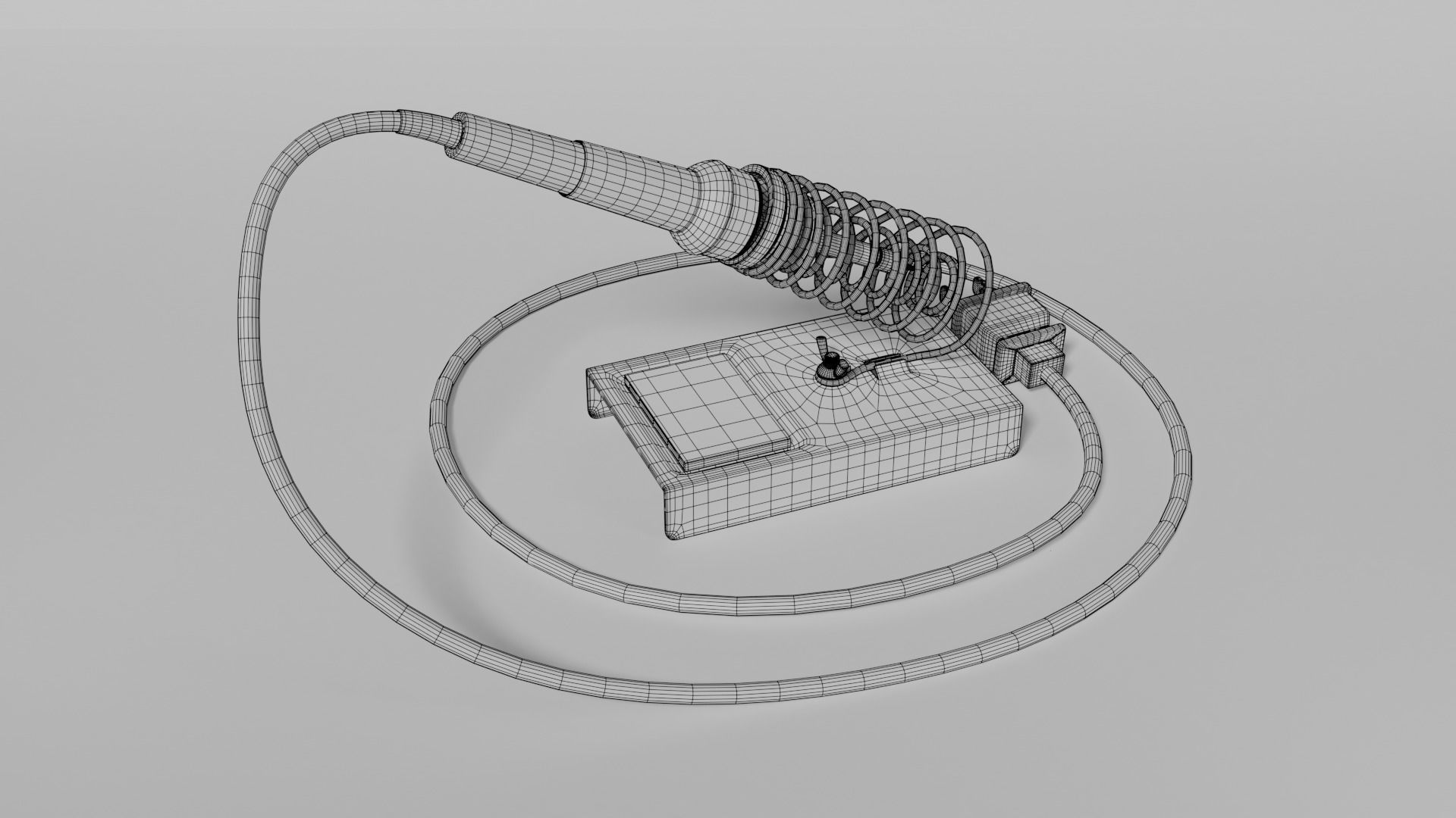 Soldering pen 3D model_5
