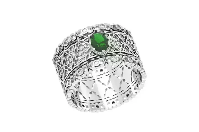 ring with stones