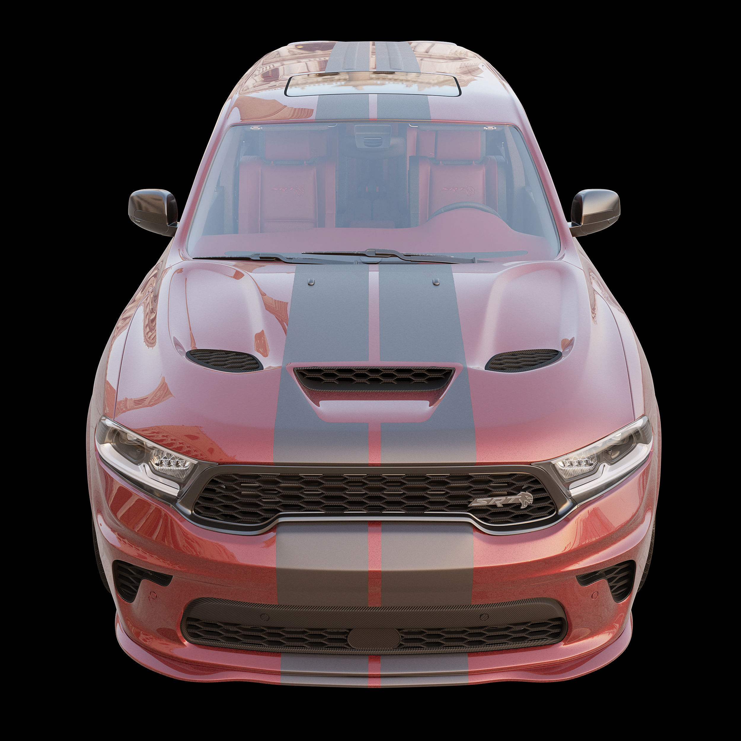 AVE DODGE DURANGO SRT HELLCAT 2021 PBR UNREAL ENGINE Low-poly 3D model_5