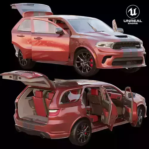 AVE DODGE DURANGO SRT HELLCAT 2021 PBR UNREAL ENGINE