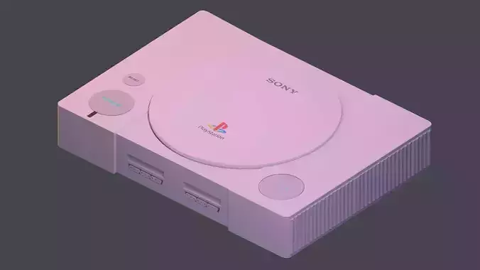 Sony PlayStation 1 3D model
