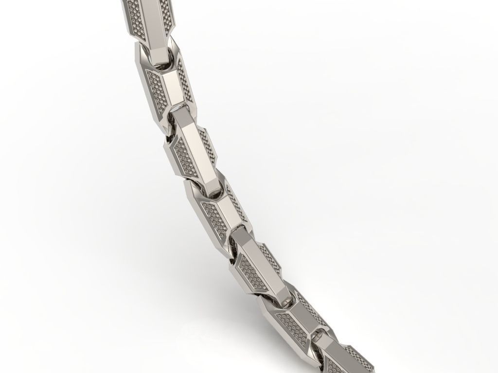 Necklace for men Chain 3D print model_1