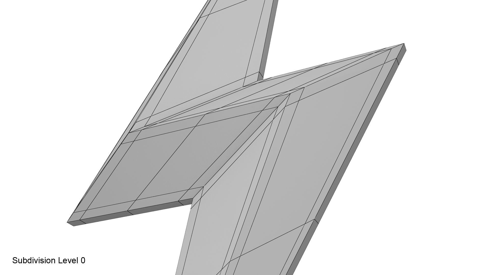 Lightning symbol 3D model_16