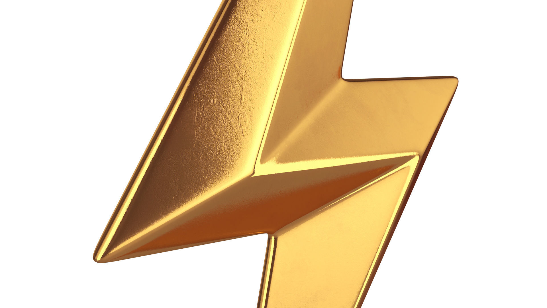 Lightning symbol 3D model_7