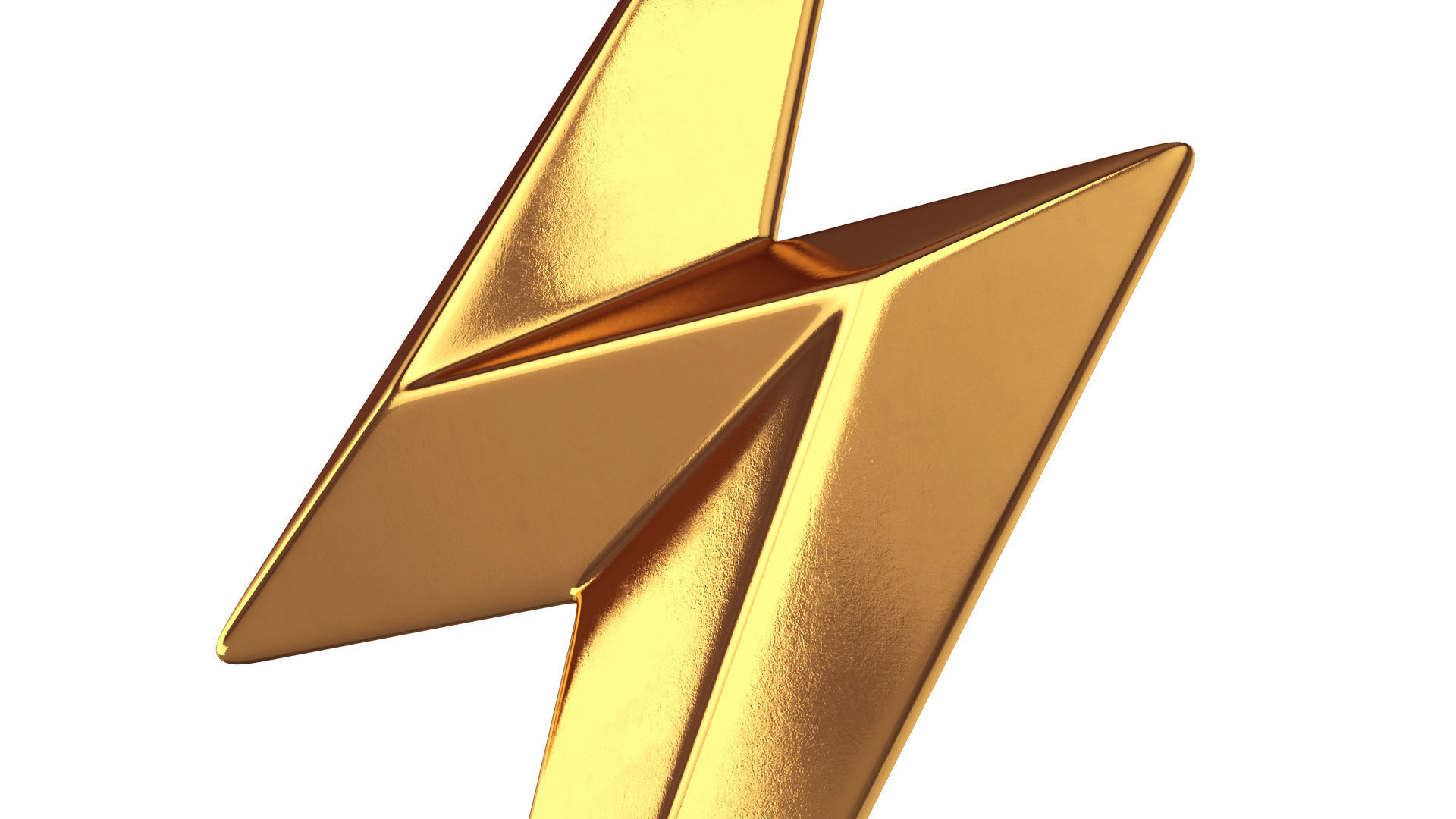 Lightning symbol 3D model_8