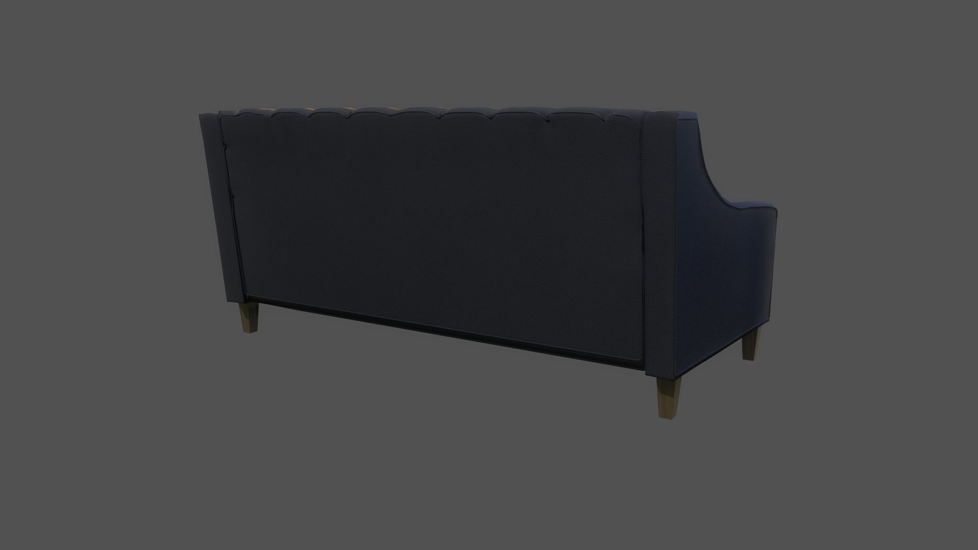 Sofa with color variations Low-poly 3D model_8