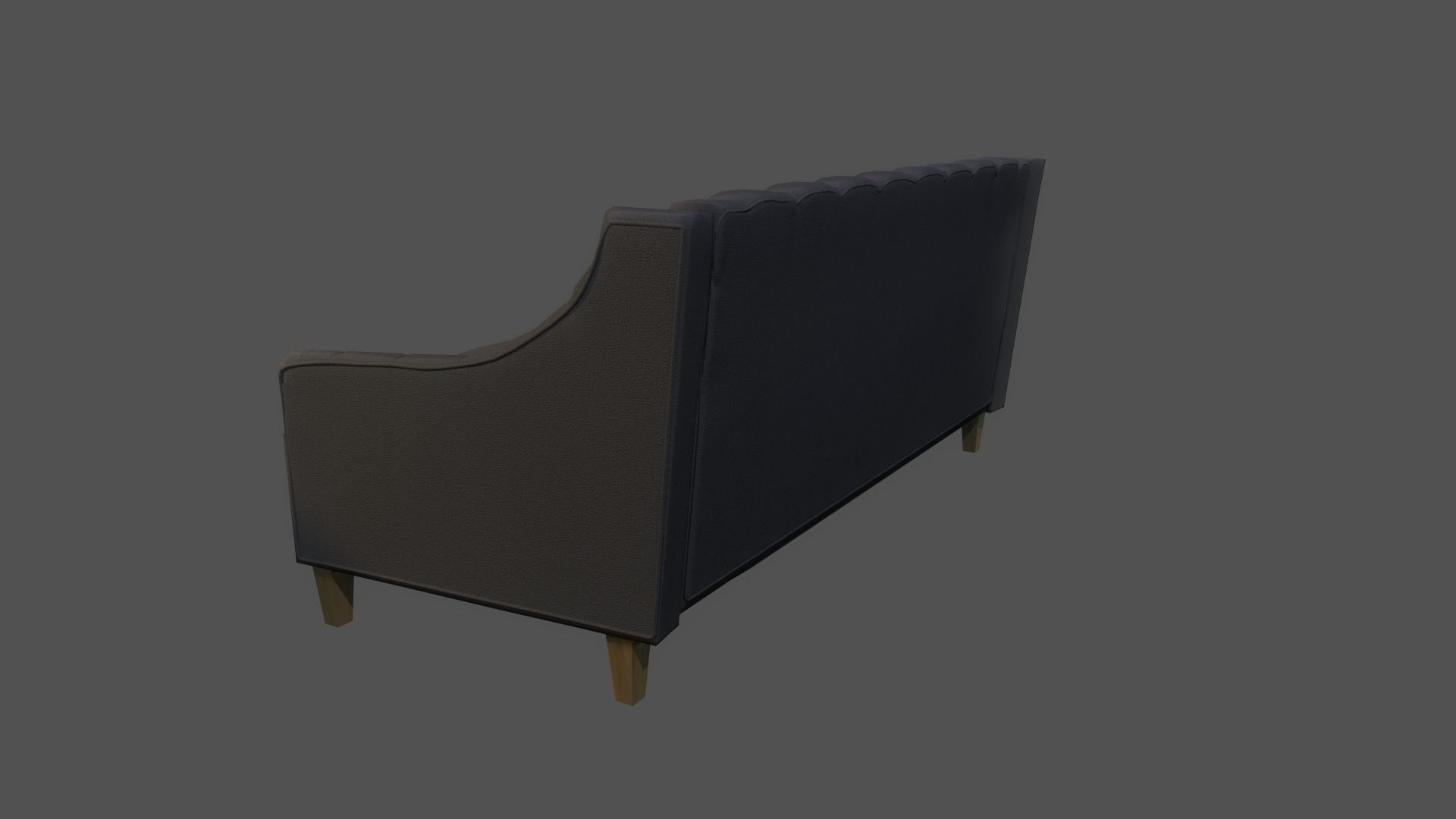 Sofa with color variations Low-poly 3D model_9