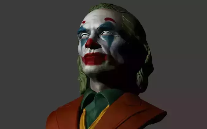  Joker - Joaquin Phoenix Bust 3D print model