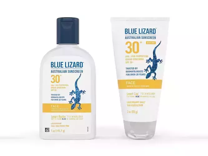Blue Lizard Australian Sunscreen 3D model