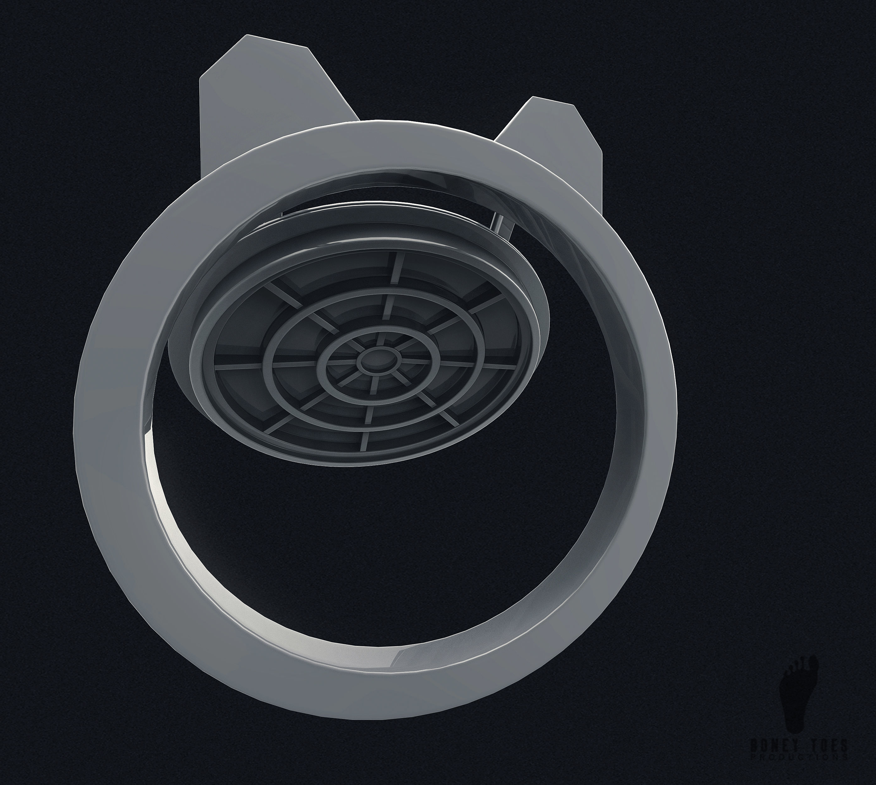 3D Sewer Gate Door Cover  3D model_2