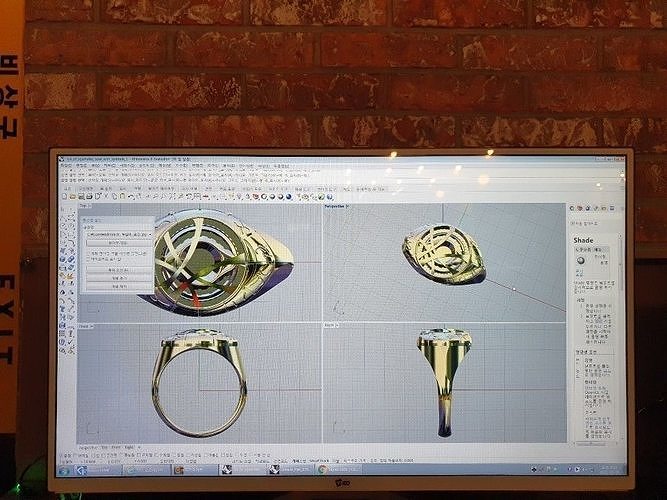 agamoto ring 3D print model