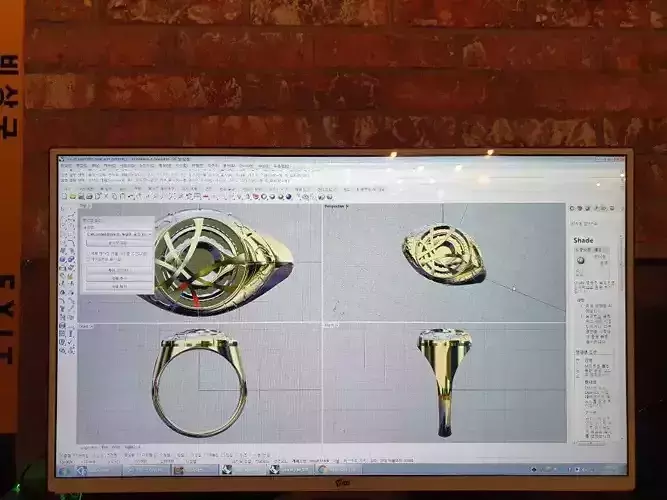 agamoto ring 3D print model