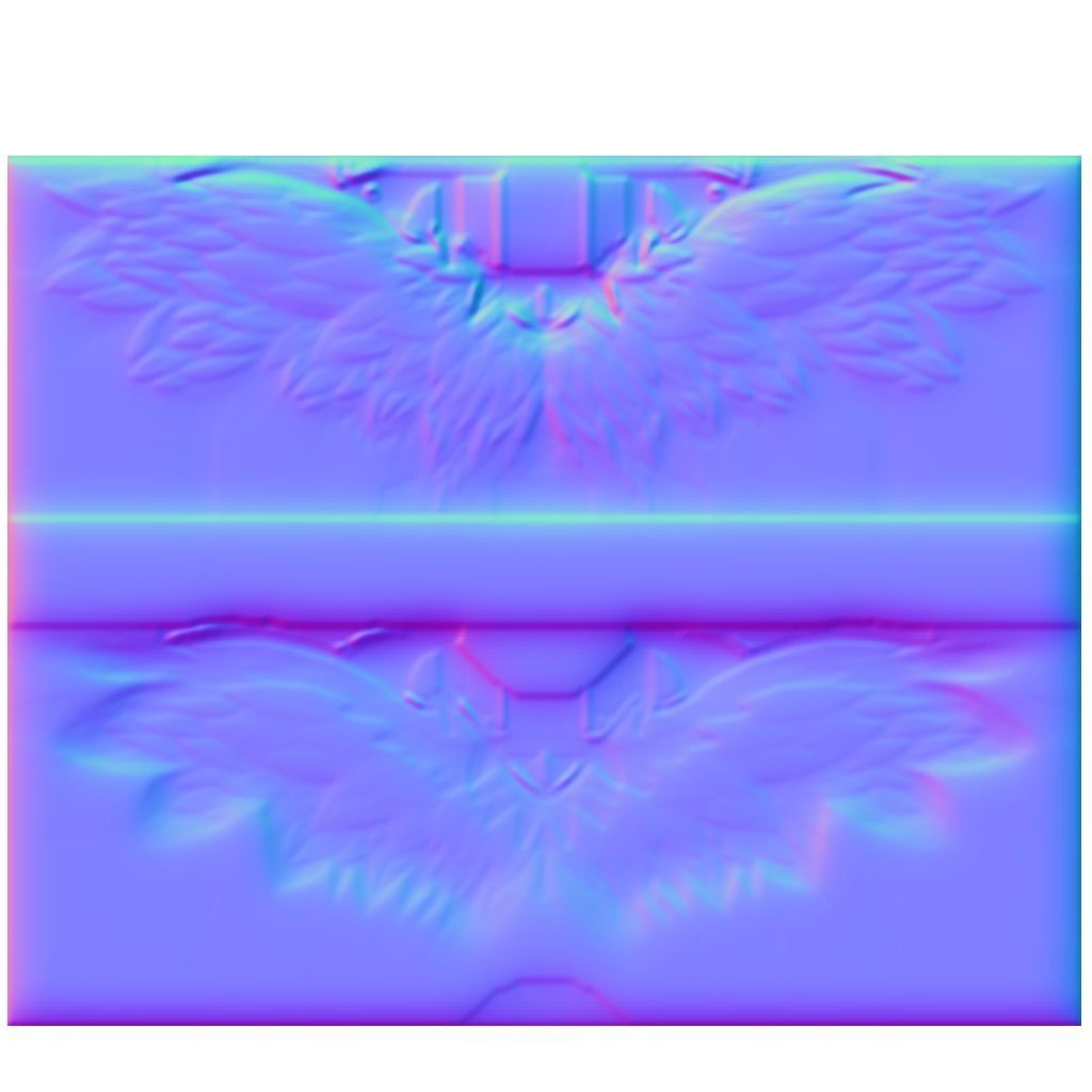 Low-Poly-Ancient-Fairy-Angel-Wings angel wings Low-poly 3D model_19