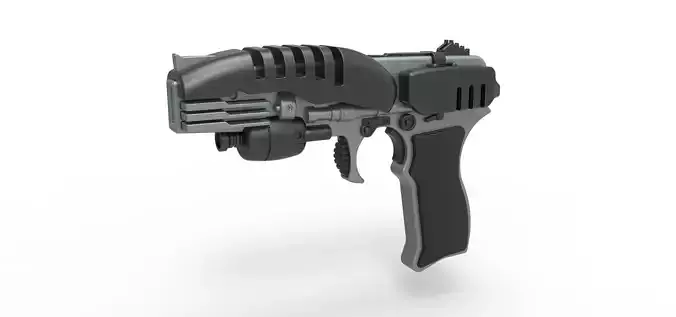 Phaser pistol EM-33 from Star Trek Enterprise 3D model